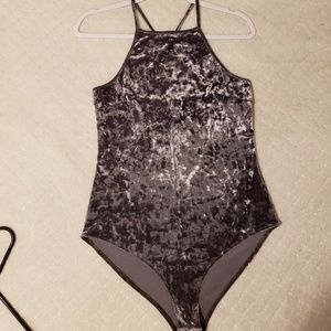 Velvet bodysuit